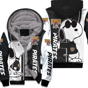 Pittsburgh Pirates Snoopy Lover 3D Printed Unisex Fleece Hoodie