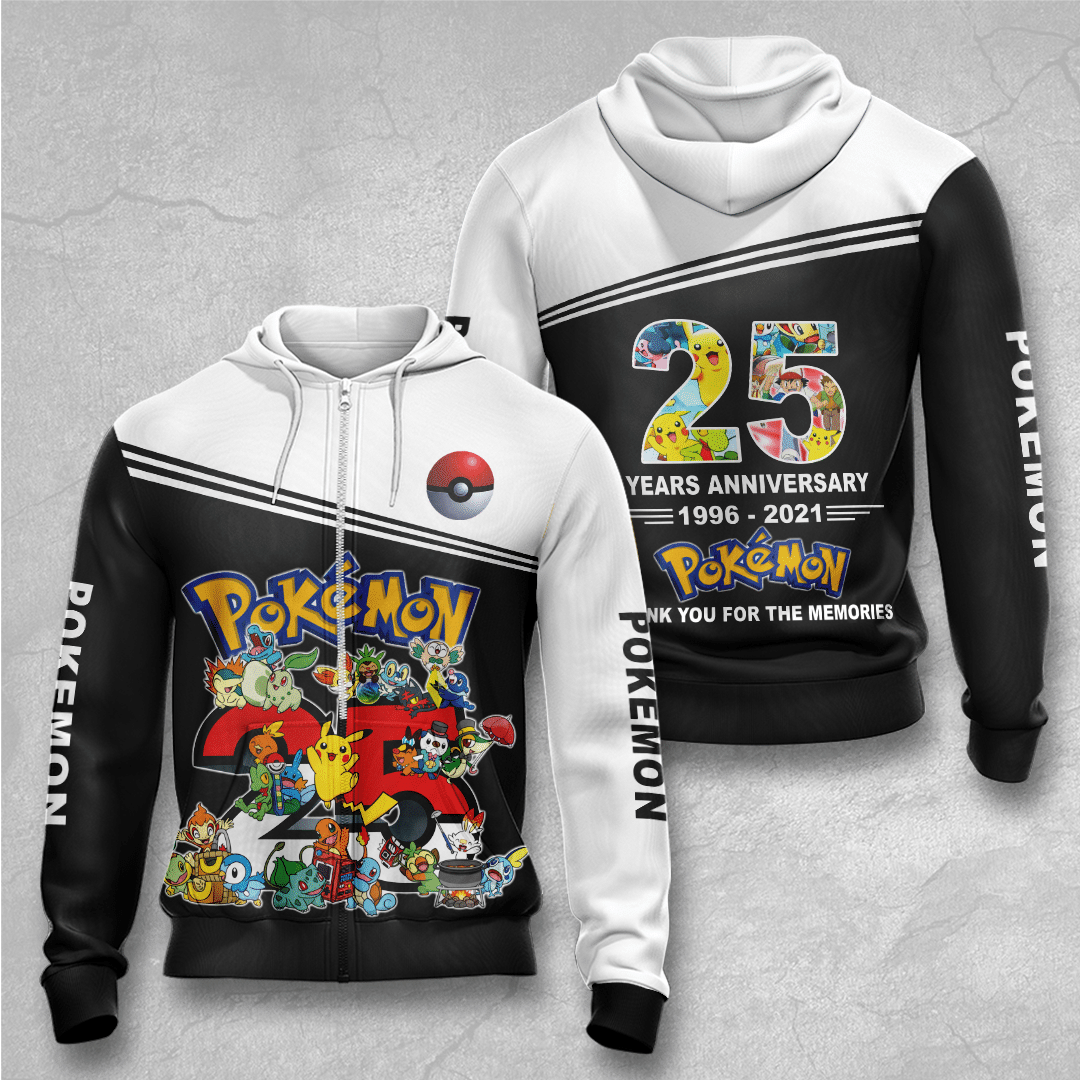 Pokemon Zip-Up Hoodie For Fans – We sell presents, you sell memories!