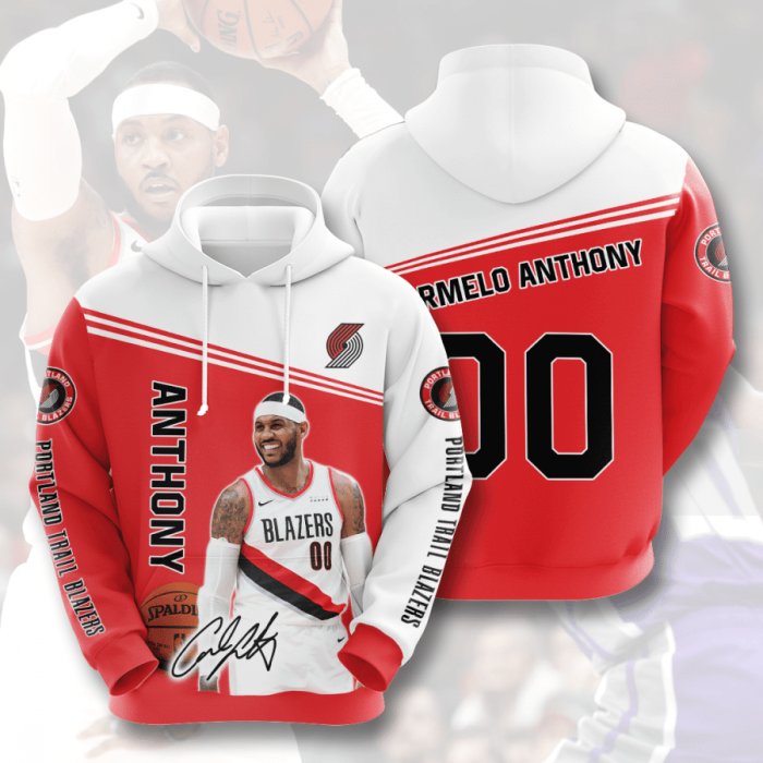 Portland Trail Blazers 3D Hoodie