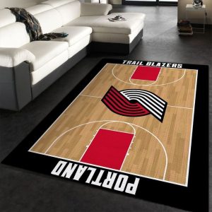 Portland Trail Blazers NBA 1 Area Rug Living Room And Bed Room Rug