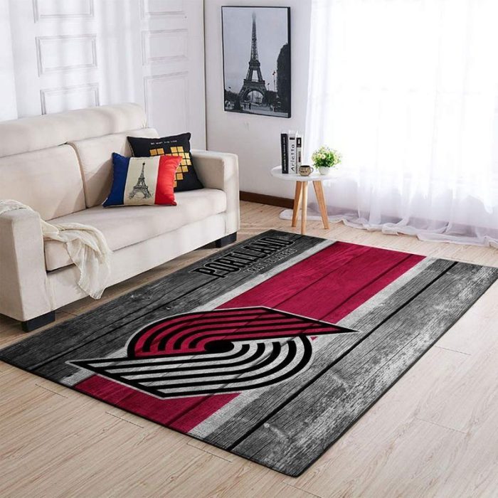 Portland Trail Blazers NBA 4 Area Rug Living Room And Bed Room Rug