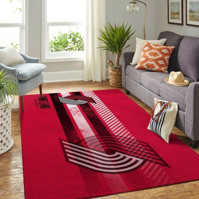 Portland Trail Blazers NBA 8 Area Rug Living Room And Bed Room Rug