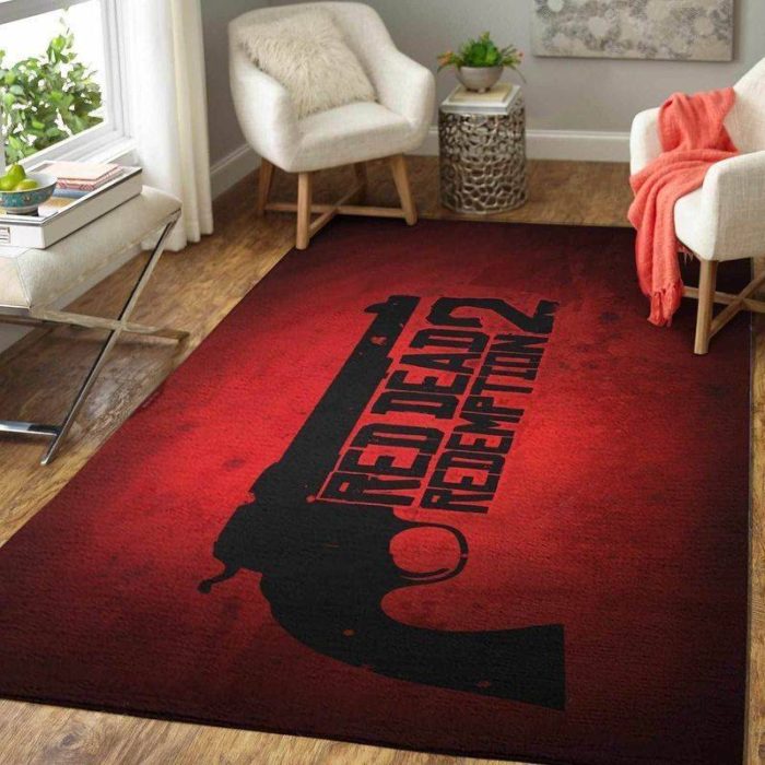 Red Dead Redemption 3 Area Rug Living Room Rug Home Decor Floor Decor