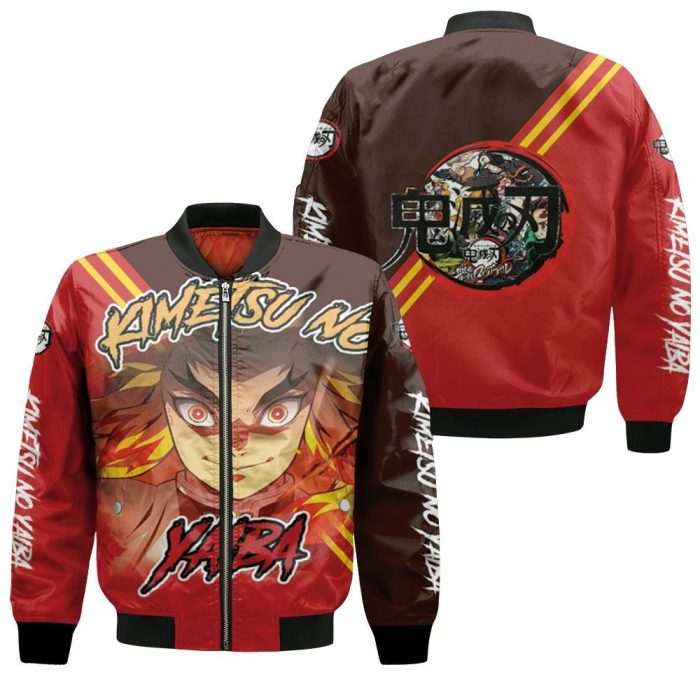 Rengoku Kyojuro Kimetsu No Yaiba Bomber Jacket