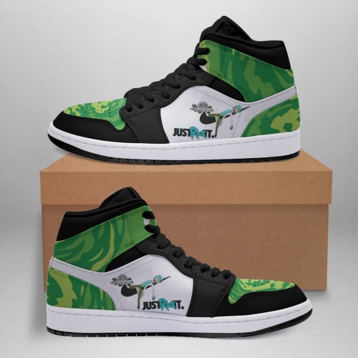 Rick And Morty Just Rick It Air Jordan 1 Sport Custom Sneakers