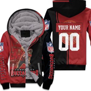 Rob Gronlowski 87 Tampa Bay Buccaneers Nfc South Champions Super Bowl 2021 Personalized Unisex Fleece Hoodie