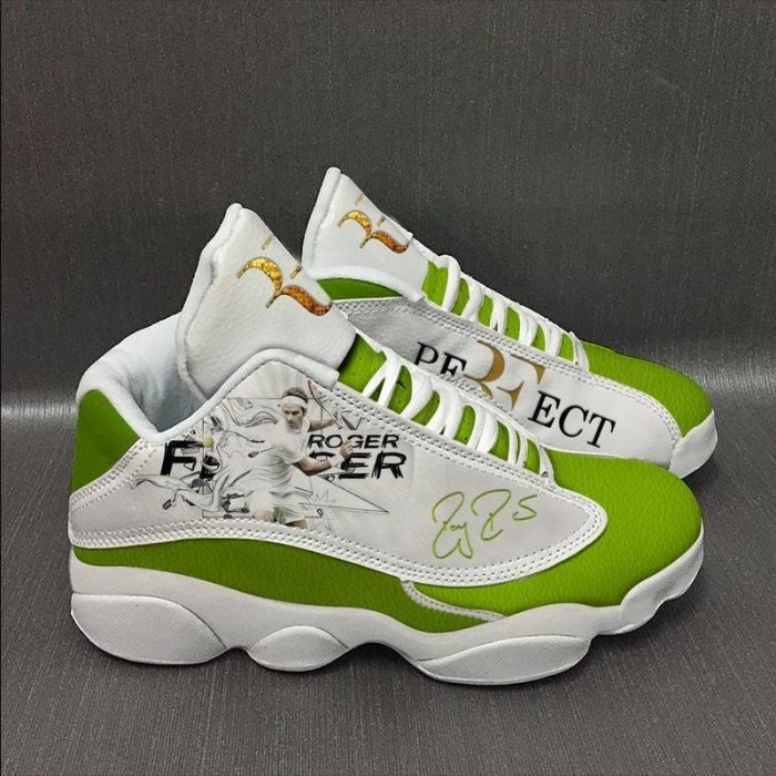 Roger Federer Air Jordan 13 Custom Sneakers