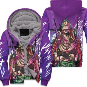 Roronoa Zoro Pirate King One Piece 3D Unisex Fleece Hoodie