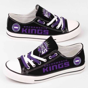 Sacramento Kings NBA Basketball 1 Gift For Fans Low Top Custom Canvas Shoes