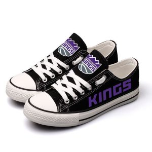 Sacramento Kings NBA Basketball 2 Gift For Fans Low Top Custom Canvas Shoes