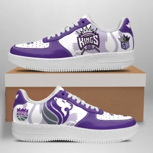 Sacramento Kings Nike Air Force Shoes Unique Basketball Custom Sneakers