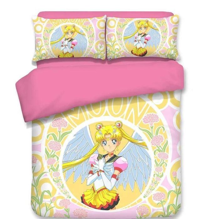 Sailor Moon #3 Duvet Cover Pillowcase Bedding Set Home Decor