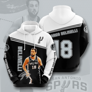 San Antonio Spurs 3D Hoodie