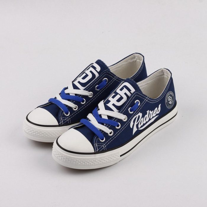 San Diego Padres MLB Baseball 1 Gift For Fans Low Top Custom Canvas Shoes