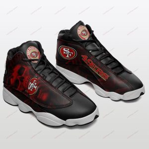 San Francisco 49Ers Air Jordan 13 Custom Sneakers Football Team Sneakers