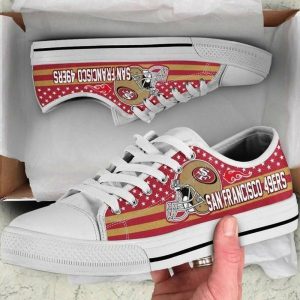 San Francisco 49Ers Nfl Football 1 Low Top Sneakers Low Top Shoes