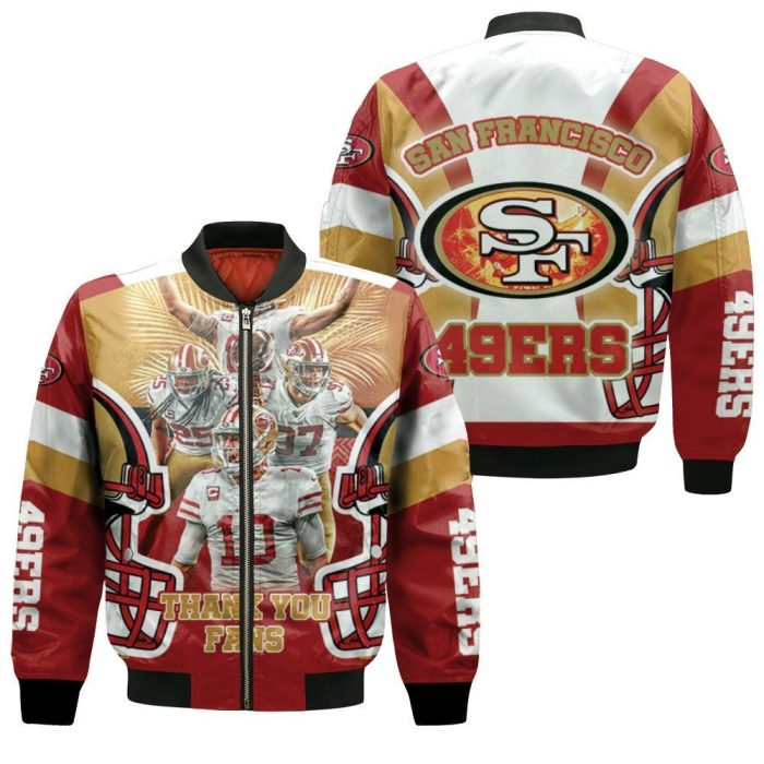 San Francisco 49Ers Thank You Fan Bomber Jacket