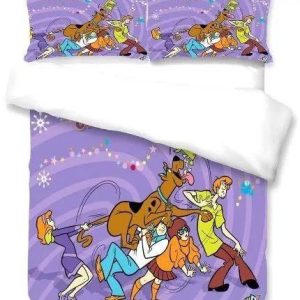 Scooby Doo #11 Duvet Cover Pillowcase Bedding Set Home Bedroom Decor BS1863