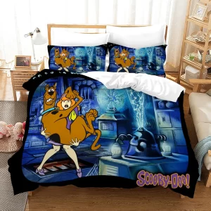Scooby Doo #14 Duvet Cover Pillowcase Bedding Set Home Bedroom Decor BS0707