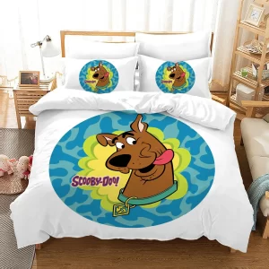 Scooby Doo #17 Duvet Cover Pillowcase Bedding Set Home Bedroom Decor BS2154