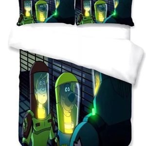 Scooby Doo #2 Duvet Cover Pillowcase Bedding Set Home Bedroom Decor BS0825
