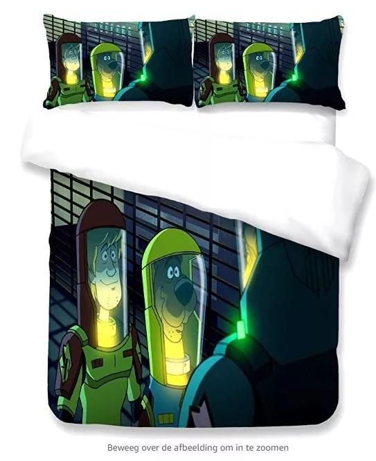 Scooby-Doo-2-Duvet-Cover-Pillowcase-Bedding-Set-Home-Bedroom-Decor Scooby Doo #2 Duvet Cover Pillowcase Bedding Set Home Bedroom Decor