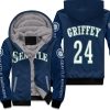 Seattle Mariners 24 Griffey Inspired Unisex Fleece Hoodie