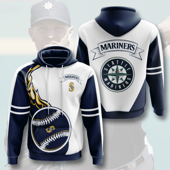 Seattle Mariners 3D Hoodie