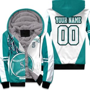 Seattle Mariners 3D Personalized Unisex Fleece Hoodie