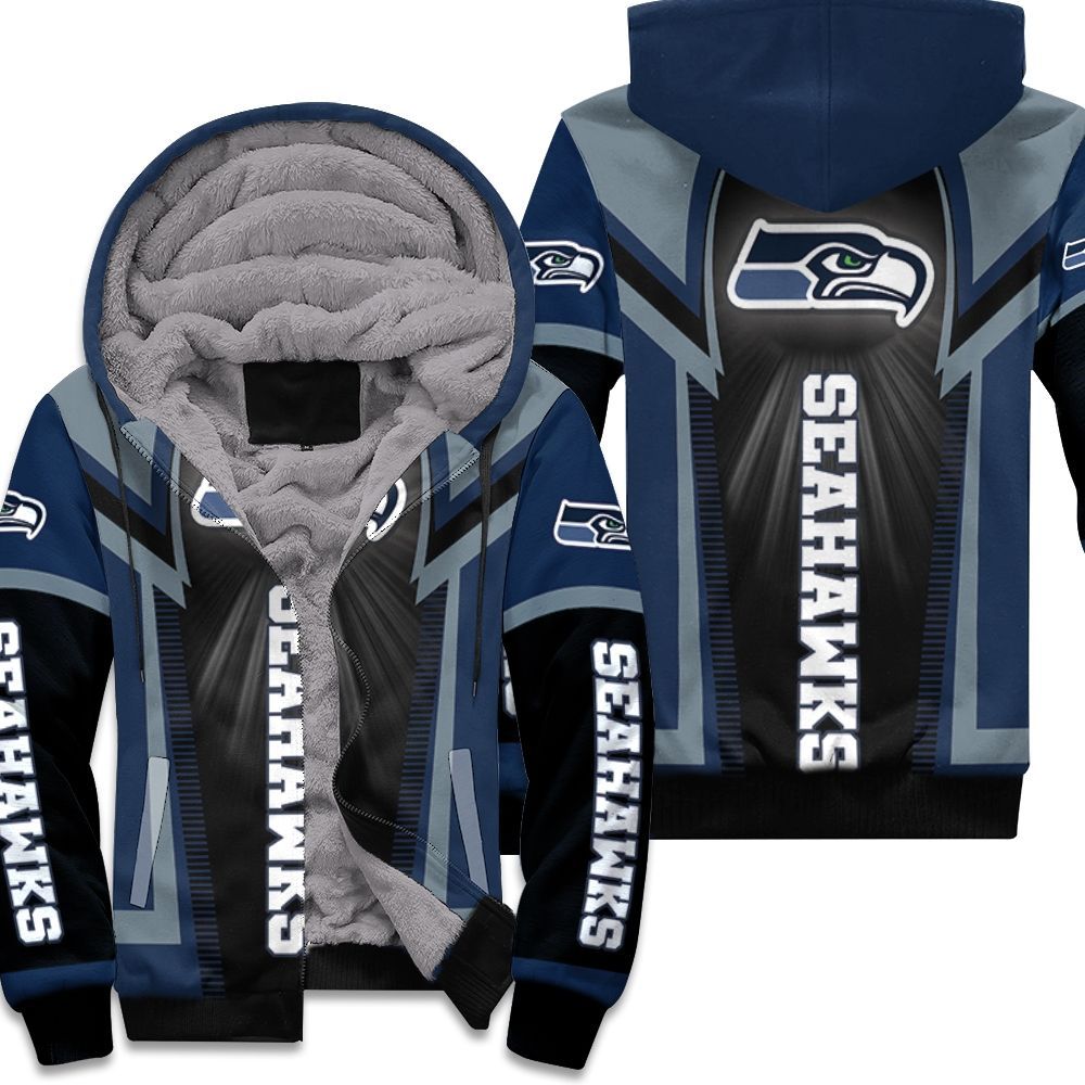 Seattle-Seahawks-For-Fans-Unisex-Fleece-Hoodie Seattle Seahawks For Fans Unisex Fleece Hoodie