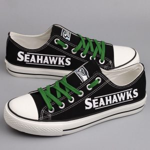 Seattle Seahawks NFL Football 1 Gift For Fans Low Top Custom Canvas Shoes