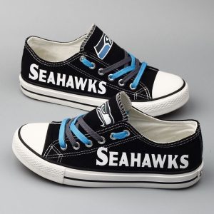 Seattle Seahawks NFL Football Gift For Fans Low Top Custom Canvas Shoes