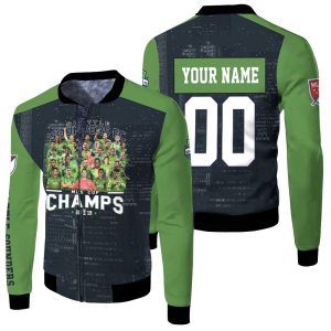 Seattle Sounders Fc Mls Cup Champions 2019 3D Personalized 1 Fleece Bomber Jacket FBJ0916
