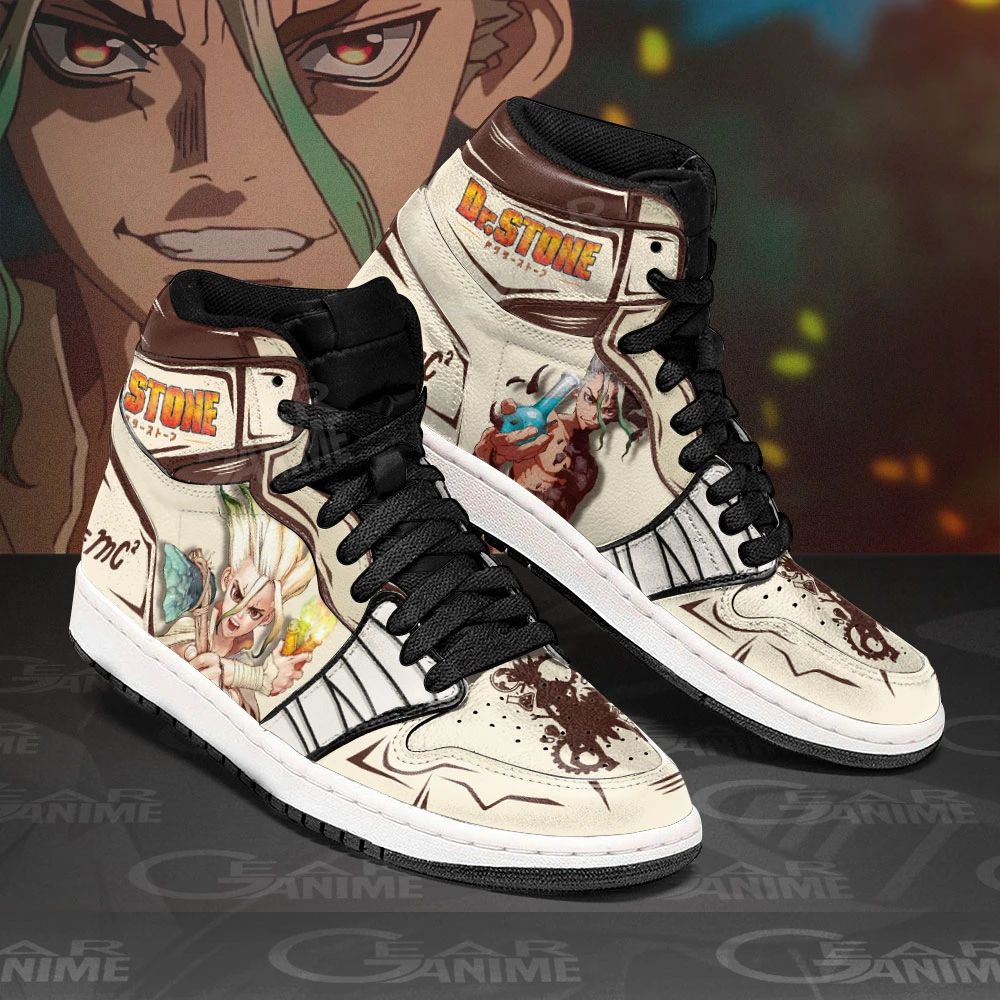 Senku Ishigami Sneakers Dr. Stone Custom Anime Shoes Jdh0227 – We Sell 