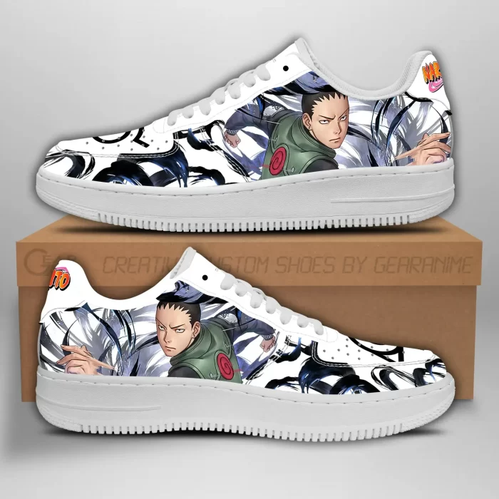 Shikamaru Nike Air Force Shoes Unique Naruto Anime Custom Sneakers