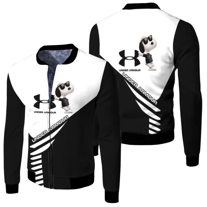 Snoopy Under Armour 3D Fleece Bomber Jacket