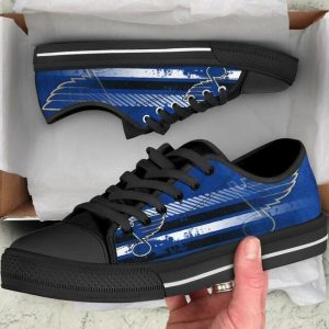 St Louis Blues NHL Hockey 4 Low Top Sneakers Low Top Shoes