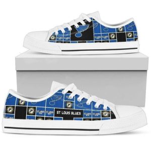 St Louis Blues NHL Hockey 5 Low Top Sneakers Low Top Shoes