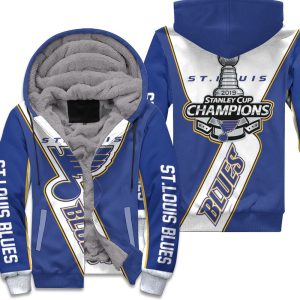 St Louis Blues Stanley Cup Champions For Blues Fan Unisex Fleece Hoodie