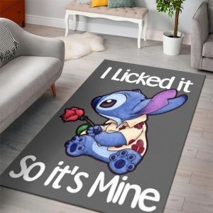 Stitch Disney Living Room Cartoon Floor Carpet Rectangle Rug R4380