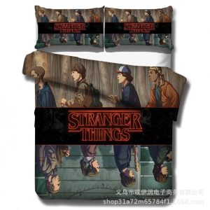 Stranger Things Eleven #27 Duvet Cover Pillowcase Bedding Set Home Decor BS2190