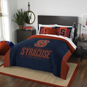 Syracuse Orange Bedding Set - 1 Duvet Cover & 2 Pillow Cases BS2235