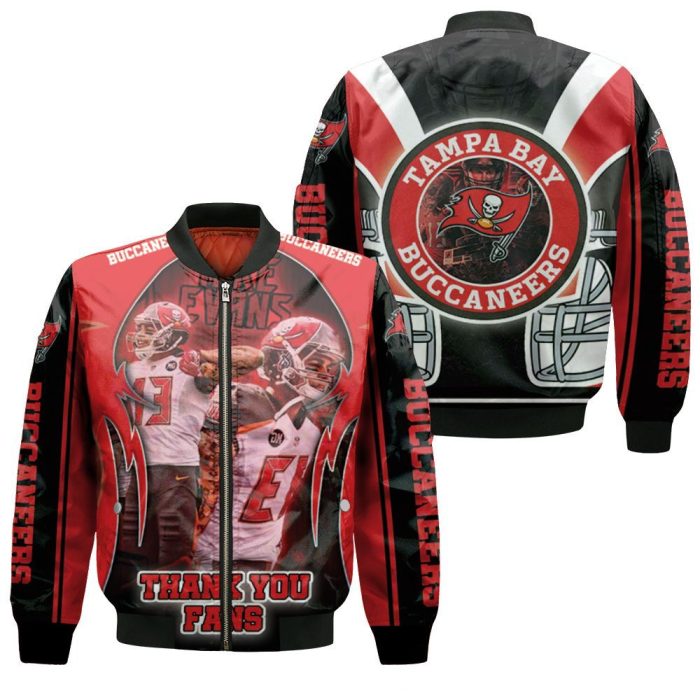 Tampa Bay Buccaneers Super Bowl Champions Mike Evans Thank You Fan Bomber Jacket