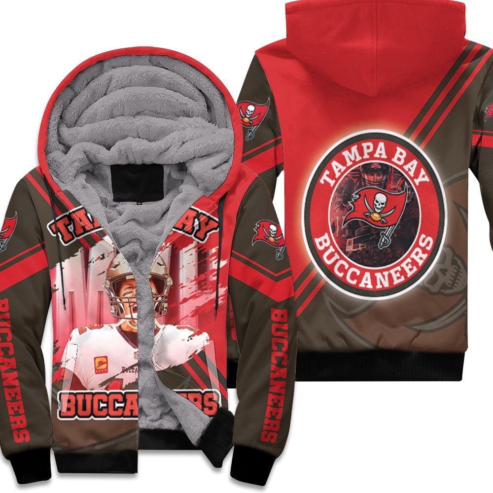Tampa-Bay-Buccaneers-Tom-Brady-12Super-Bowl-Champions-2021-Unisex-Fleece-Hoodie Tampa Bay Buccaneers Tom Brady 12Super Bowl Champions 2021 Unisex Fleece Hoodie