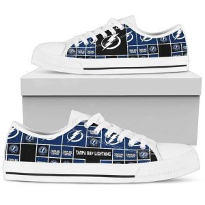 Tampa Bay Lightning Nhl Hockey 3 Low Top Sneakers Low Top Shoes