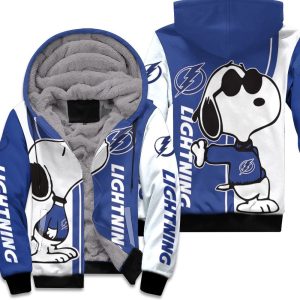 Tampa Bay Lightning Snoopy Lover 3D Printed Unisex Fleece Hoodie