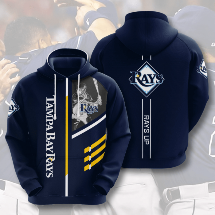 Tampa Bay Rays 3D Hoodie