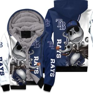 Tampa Bay Rays Jack Skellington And Zero Unisex Fleece Hoodie