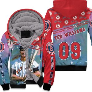 Ted Williams Boston Red Sox 09 Unisex Fleece Hoodie