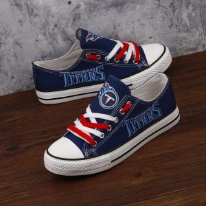 Tennessee Titans NFL Football 4 Gift For Fans Low Top Custom Canvas Shoes